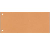 Q-Connect kf00519 Intercalaires, Couleur onglet, Porte-documents, drapeaux, universel onglet Bandes séparatrices 10,5 x 24 cm Lot de 100 Orange