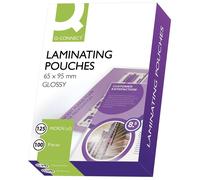 Q-Connect® KF01213 Pochette plastique - Badge, 65 x 95mm, 125 mym, 100 pièces