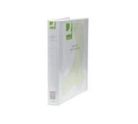 Q-CONNECT KF01325Q CLASSEUR DE PRÉSENTATION 4 ANNEAUX 25 MM BLANC A4 Blanc