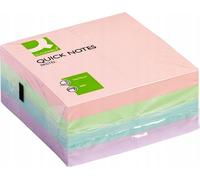 Q-Connect® KF01347 Post-it cube - Couleurs pastel, 76 x 76 mm