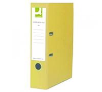 Q-Connect KF01470 Classeur à levier A4 Paper-Backed - Jaune