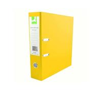 Q-Connect KF01476 Classeur à levier Polypropylène Jaune Papier ministre (Import Royaume Uni)