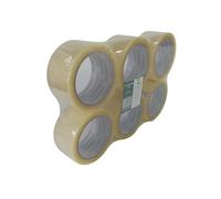 Q-Connect KF01791 Ruban adhésif - 50 mm x 66 m - Pack de 6