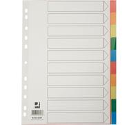 Q-Connect® KF01897 Registre des couleurs - vierge, A4, PP, 10 feuilles + page de garde