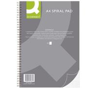 Q-Connect® KF01981 Collegeblock - A4, 80 feuilles, 70 g/qm, quadrillé