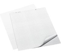 Q-Connect® KF01982 Bloc flipchart, 68 x 99 cm, blanc, 20 pièces