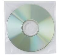 Q-Connect KF02207 Lot de 50 accessoires CD non perforés Transparent