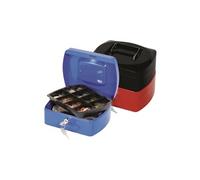 Q-connect kf02623 caisse à espèces bleu 20,3 cm qcn