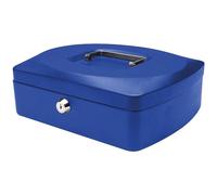 Q-Connect KF02624 Caisse à espèces 25,4 cm Bleu