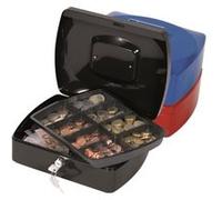 Q-connect kf02624 caisse à espèces 25,4 cm bleu qcn Bleu G