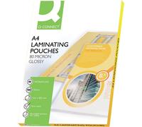 Q-Connect® KF04114 Pochette plastique - A4, 2x 80 mym, 100 pièces