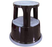 Q-Connect KF04845 Tabouret marchepied métallique 1 noir