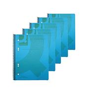 Q-connect kF10034 cahier, format a5, pP, transparent 5 bleu
