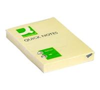 Q-Connect KF10501 Bloc de 100 feuilles de papier adhésif Jaune 50 x 70 mm