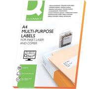 Q-Connect® KF10649 Étiquettes jet d'encre+laser+copieur - 70,0x42,3 mm, blanc, 2100 pcs/100