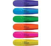 Q-Connect kf16042 surligneur simple Lot de 6 couleurs assorties