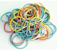 Q-Connect® KF16060 Anneaux en caoutchouc, taille Ø : 25 mm, contenu : 250 g