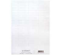 Q-Connect KF21003 Feuille Unique Blanc (51 bandes par 1 feuille)