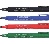 Q-Connect® KF26043 Marqueur permanent, env. 2 - 5 mm, bleu