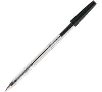 Q-CONNECT KF34042 Stylo à bille jetable, env. 1mm, noir