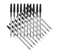 Q Connect KF34042 Stylo à bille Moyen - Noir (Lot de 20)