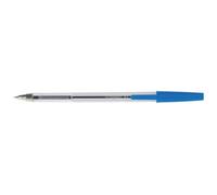 Q-Connect® KF34043 Stylo à bille jetable, env. 1mm, bleu