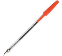 Q-CONNECT KF34044 Stylo à bille jetable, env. 1mm, rouge