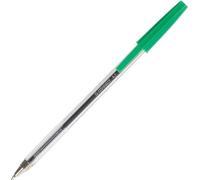 Q-CONNECT KF34045 Stylo à bille jetable, env. 1mm, vert