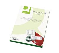 Q-Connect Label Multi-Purpose 63.5x46.5mm 18 p. A4 Lot de de 100 feuilles blanc