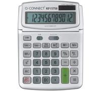 Q-Connect Large Table Top 12 Digit Calculator Grey KF15758 1 Grey