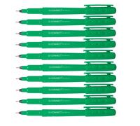 Q-CONNECT Liner fin, 0,4mm, vert, (10 pièces)