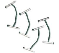 Q Connect Lot de 100 ficelles avec embouts en métal 25 mm