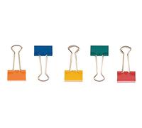 Q-CONNECT Pinces double clip 19 mm – Lot de 100 (Lot de 10)