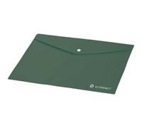 Q-Connect Lot de 12 chemises en polypropylène recyclé Vert A4
