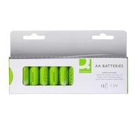 Q-Connect Lot de 12 piles AA