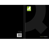 Q-Connect Lot de 3 cahiers reliés A4 à couverture rigide 192 pages Noir