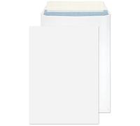 Q-Connect Lot de 500 enveloppes à patte autocollante Blanc Format C5 100 g/m²