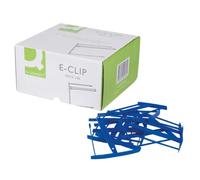 Q-CONNECT Pack Clip E KF02282 Bleu - 100 pièces