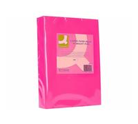 Q-Connect Papier Couleur Multifonction A4 80g/M2 Unicolore Rose Intense Ramette 500 Feuilles