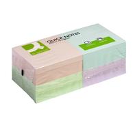 Q-Connect Pastel Quick Note Repositionable Pad 75x75mm Rainbow