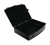 Q-Connect polypropylène Foolscap boite de Black
