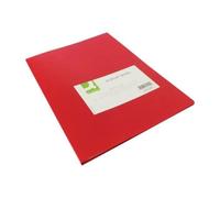 Q-Connect Porte Vues 20 Compartiments A4 Pour 40 Feuilles Rouge