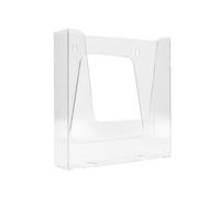 Q-Connect Présentoir mural en méthacrylate avec compartiment DIN A5 transparent 170 x 41 x 177 mm