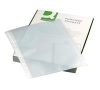 Q Connect Punched Pochette A4 50micron (Lot de 100)