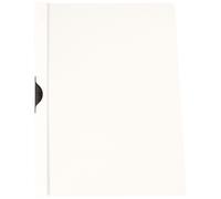 Q-CONNECT - Q-CONNECT Pince dossier métal A4 30 feuilles Transparent blanc