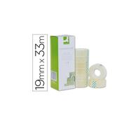 Q-Connect Ruban Adhésif Économique Résistant Transparent 19mmx33m