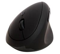 Q-Connect Souris Verticale Ergonomique sans Fil/avec 6 Boutons/Alimentation par Piles/pour droitier/Ordinateur Portable/Noir / 2,4 G/Souris d'ordinateur/Gaming/sans Fil/portée 10 m