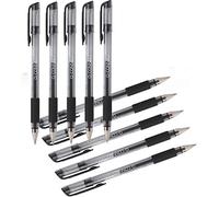 Q Connect Stylo gel à pointe fine de 0,3 mm Noir