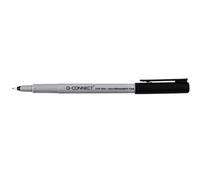 Q-Connect Stylo non permanent pour rétroprojecteur Noir Pointe fine