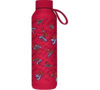 Q+D145:D219UOKKA SOLID X MARVEL Bouteille isotherme double paroi en acier inoxydable avec crochet | SPIDER-MAN Retro Comic
